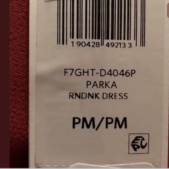 New Eileen Fisher Short Sleeve Dress Size Petite Small PS in Paprika - Picture 7 of 7